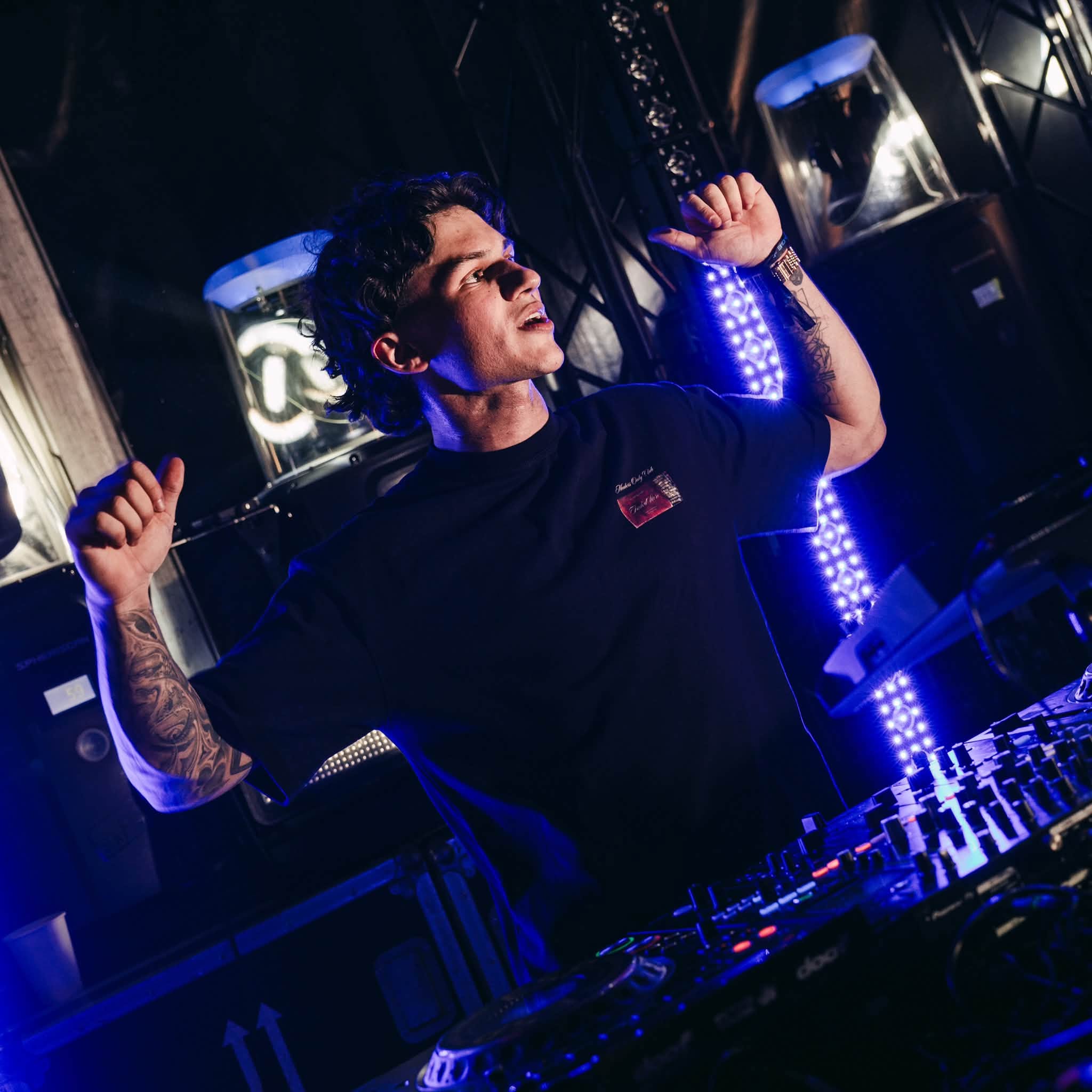 Tyler Jack performing live in Belfast