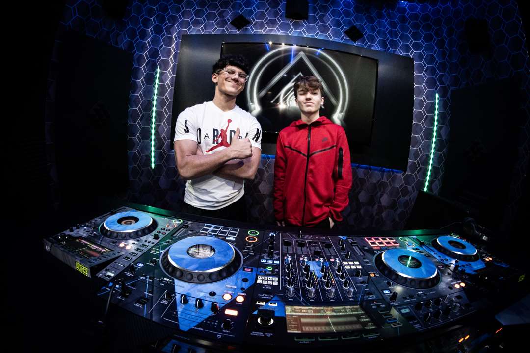 A student after a Belfast DJ Studio session