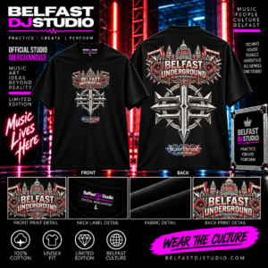Belfast Underground – Steel & Sound VIP T-Shirt
